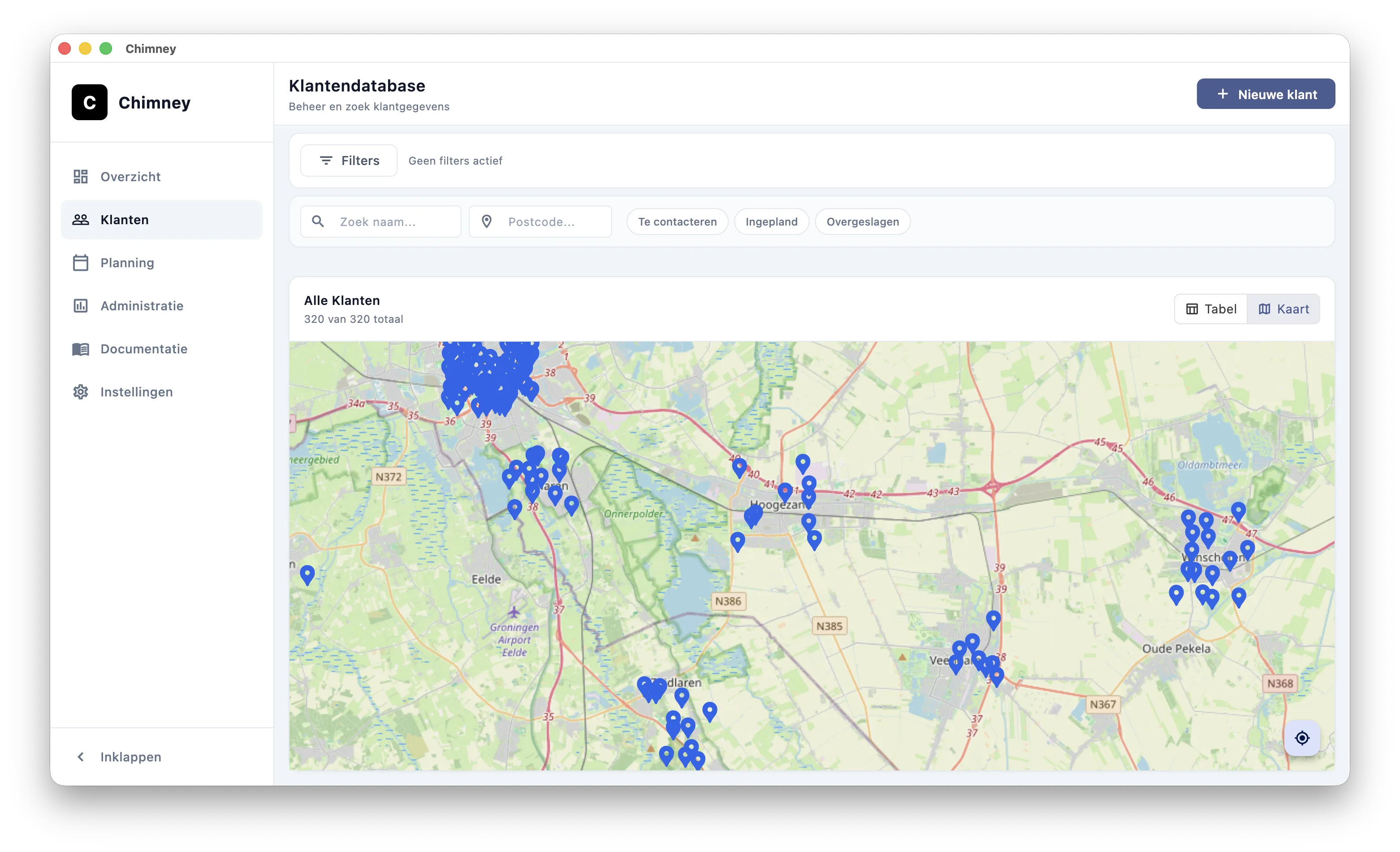 01 · Customer map